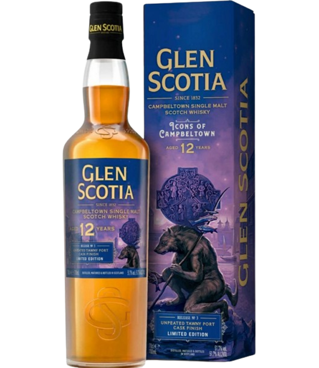 Glen Scotia Glen Scotia 12YO Tawny Port Cask - Icons of Campbeltown Nr.3 (51,7%)