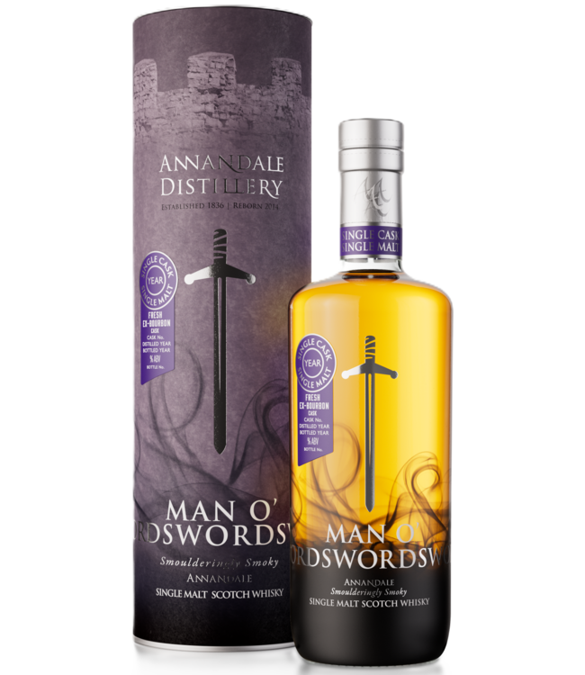 Annandale Man O'Sword First Fill  Bourbon Cask (61%)