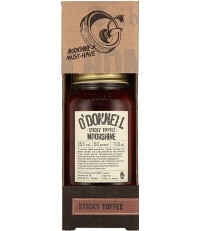 O'Donnell Moonshine Sticky Toffee met Schenker (25%)