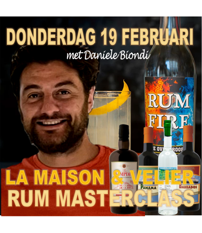 Rum Masterclass La Maison & Velier met Daniele Biondi
