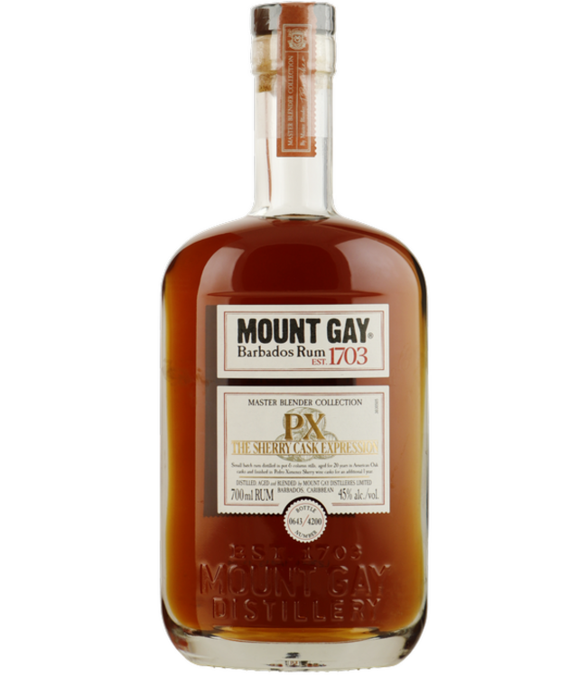 Mount Gay PX Sherry Cask Rum (45%)