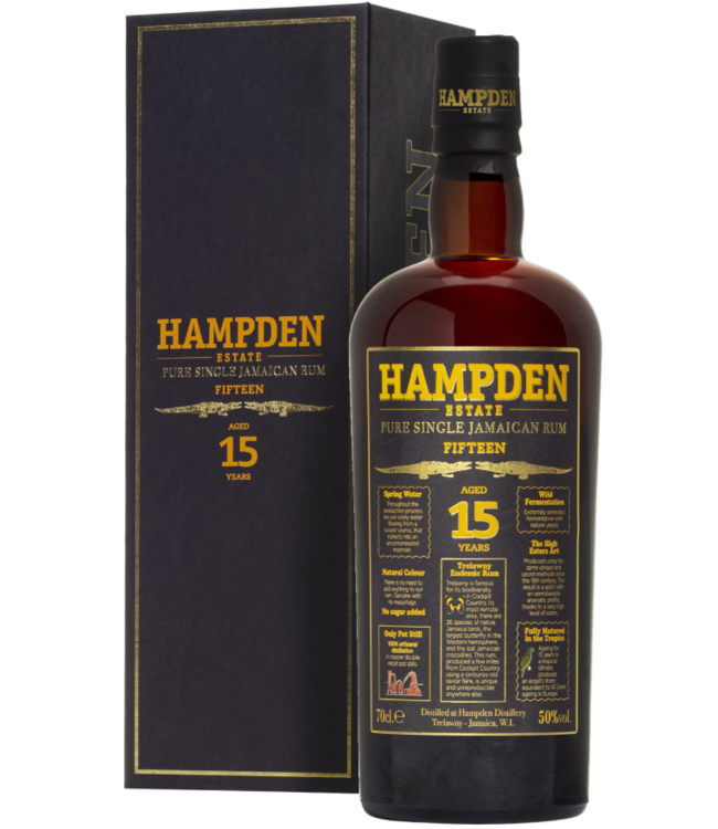 Hampden Estate Distillery PRE-SALE - Hampden Estate 15YO (50%)