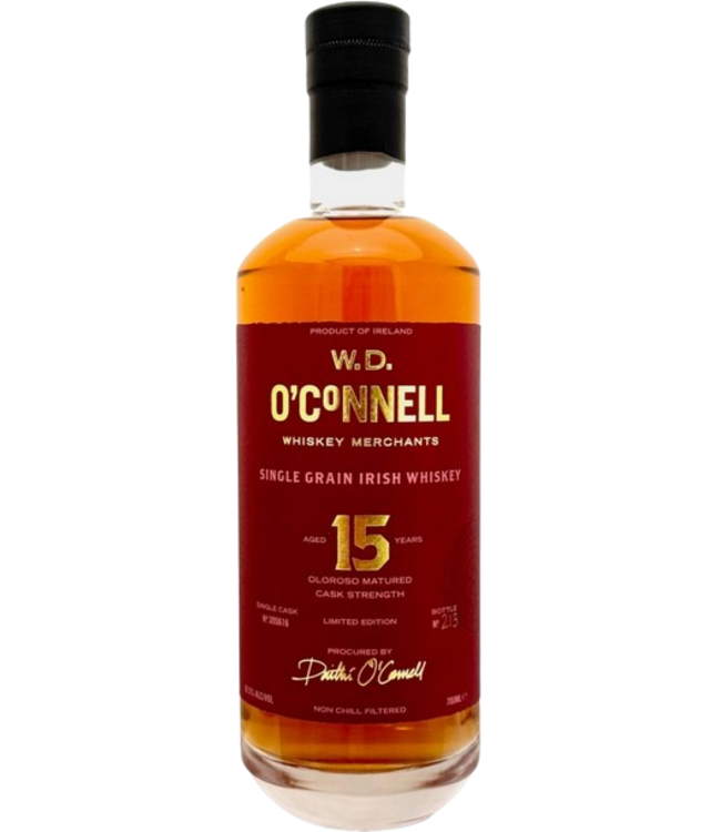 W.D. O'Connell 15YO Single Grain Irish Whiskey Oloroso Cask (62,5%)
