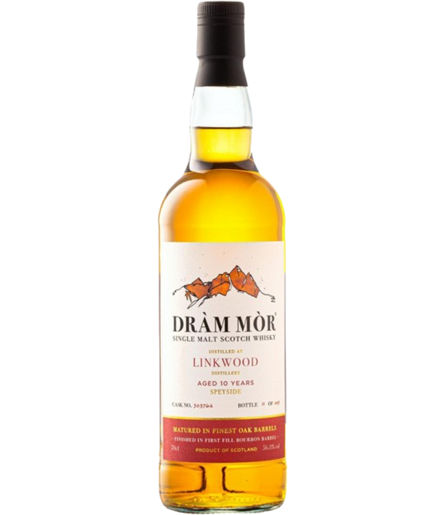 Dràm Mòr 10YO Linkwood First Fill Bourbon Barrel Finish (56,8%)