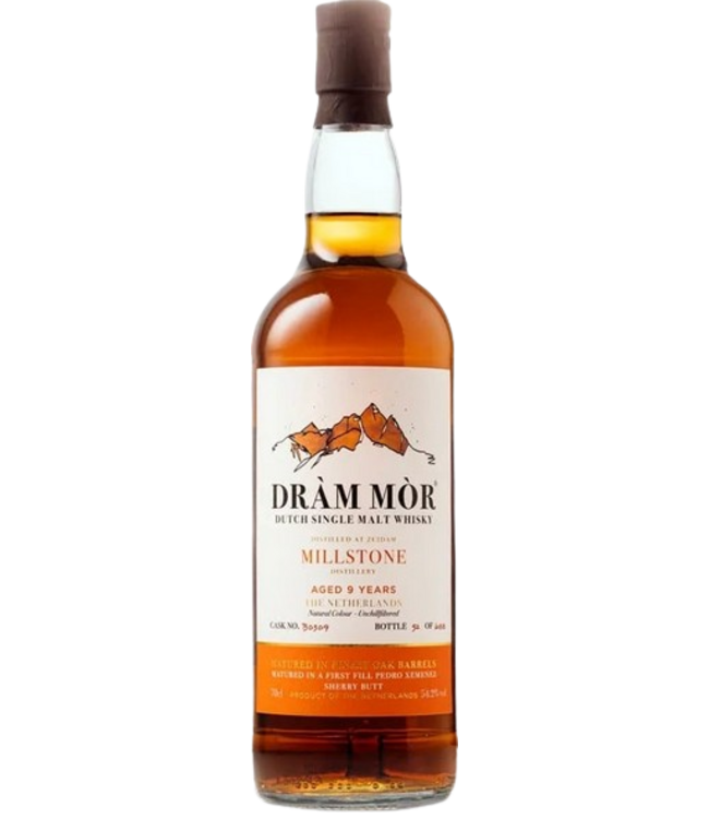 Dràm Mòr 9YO Millstone First Fill Pedro Ximénez Sherry Butt (54,2%)