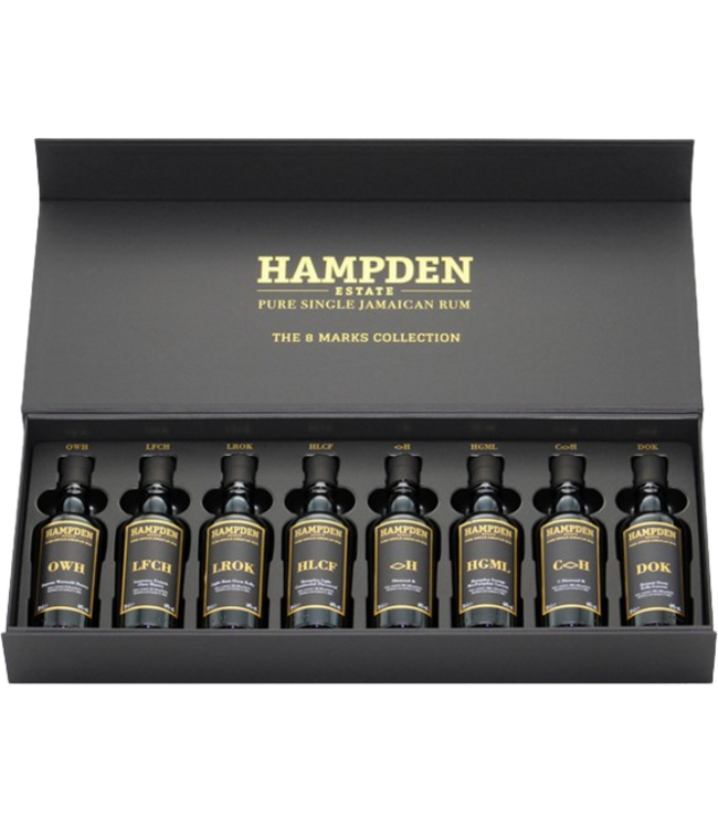 Hampden Estate 8 Marks Collection Rum Coffret (60%)