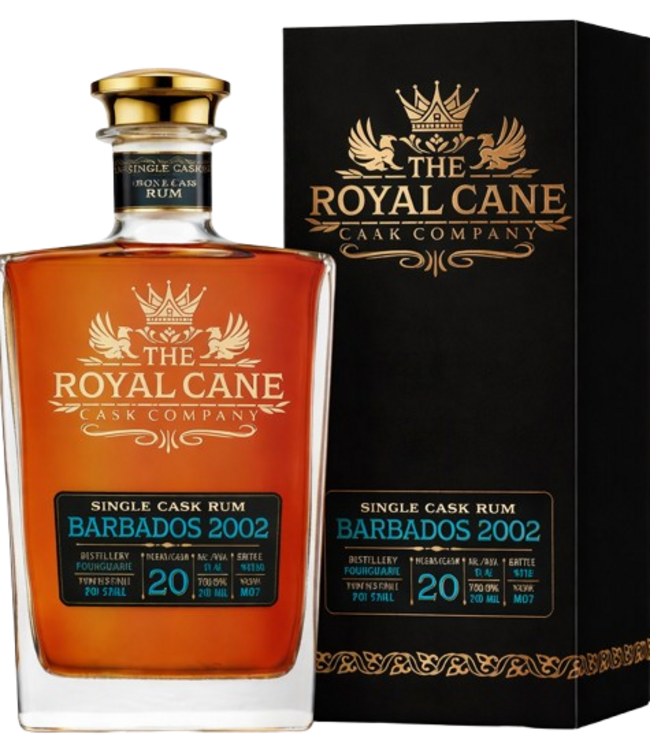 The Royal Cane Cask Company - Infinity Spirits The Royal Cane Barbados 2002 - 20YO Foursquare (50%)