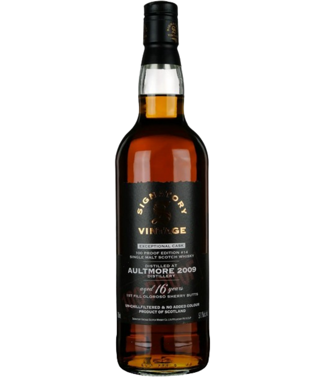 Signatory 100 Proof - 16YO Aultmore 2009 (57,1%)