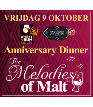 Zeewijck 'Melodies of Malt' Whisky & Rum aan Zee / Kings Court Whisky Society Anniversary Diner
