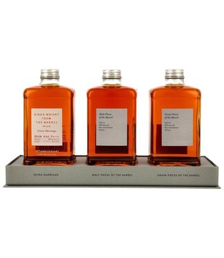 Nikka Nikka From The Barrel 40th Anniversary Set (3x 500ml)