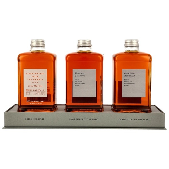 NIKKA FROM THE BARREL 2本セット Nikka From The Barrel Extra Marriage/Malt Pieces/Grain Pieces
