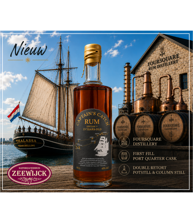 Captain's Catch Rum Edition V - 15YO Foursquare (43%)