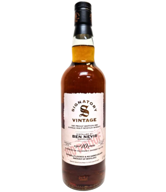 Signatory Vintage Signatory Ben Nevis 10YO - Oloroso Sherry butt 100proof (57.1%)