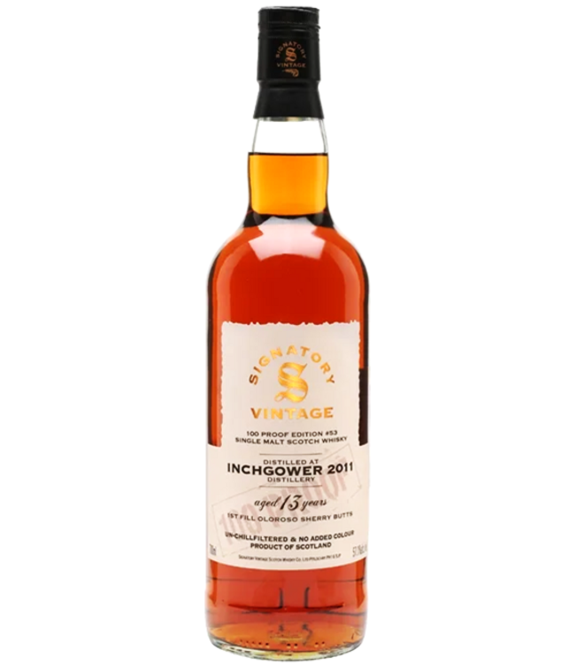 Signatory Inchgower 13YO 1st Fill Oloroso Sherry butt (57.1%)