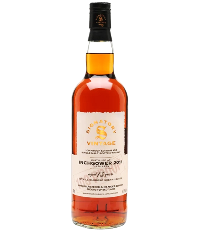 Signatory Vintage Signatory Inchgower 13YO 1st Fill Oloroso Sherry butt (57.1%)