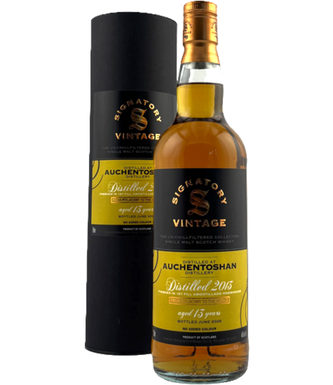 Signatory Vintage Auchentoshan 2013- 13YO (46%) The Unchillfiltered Collection