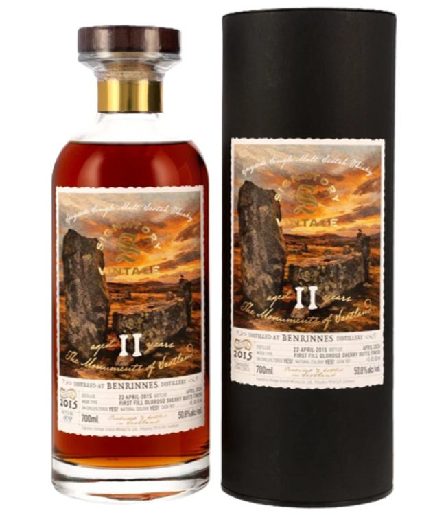 Signatory Benrinnes 11yo - 2015 (50.8%) Monuments of Scotland