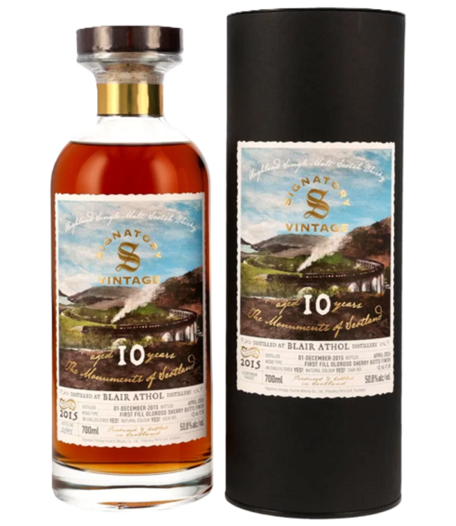 Signatory Blair Athol 10yo - 2015 (50.8%) Monuments of Scotland