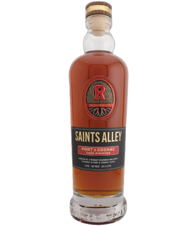 Ironroot Republic Distilling Ironroot Saints Alley Port & Cognac finish (50%)