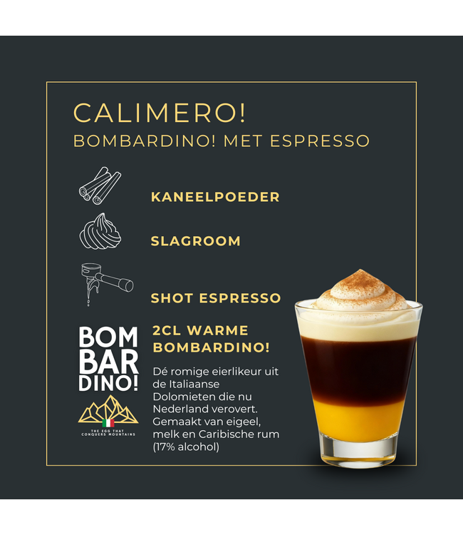 Bombardino Italiaanse Eierlikeur (17%)