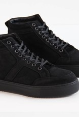 Midtop Black Suède