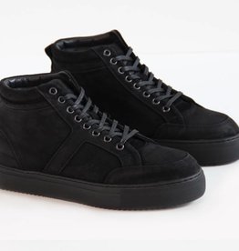 Midtop Black Suède