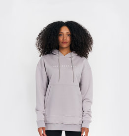 PS Grijze Logo Hoodie  - Wit logo