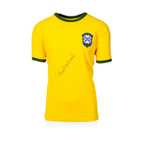 Carlos Alberto gesigneerd Brazilië retro shirt WK 1970