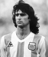 Mario Kempes gesigneerd memorabilia