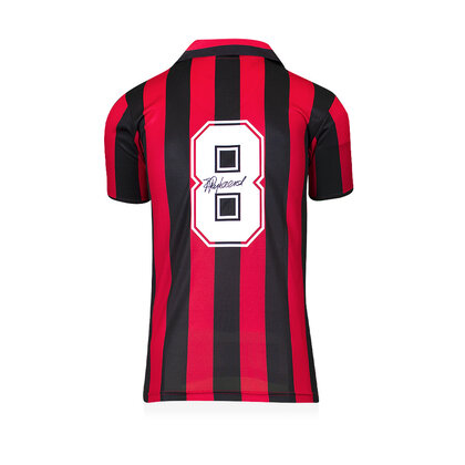 Frank Rijkaard gesigneerd AC Milan shirt