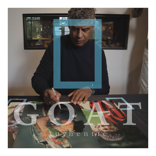 Frank Rijkaard gesigneerd Ajax foto - ingelijst