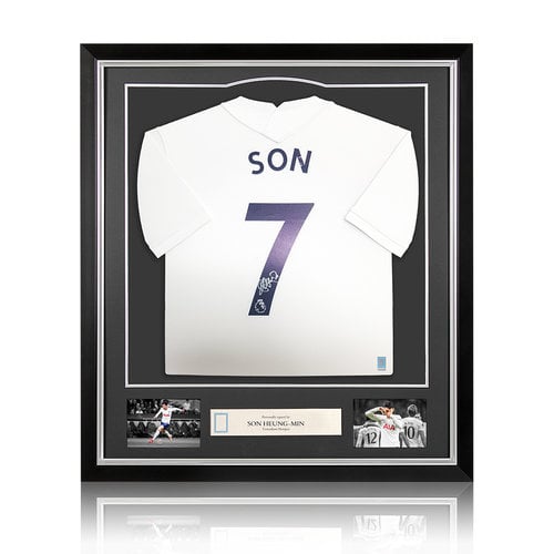 Heung-Min Son gesigneerd Tottenham Hotspur shirt  - ingelijst