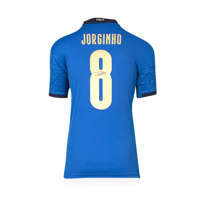 Jorginho gesigneerd Italië shirt 2020-21
