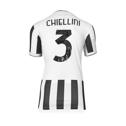 Giorgio Chiellini gesigneerd Juventus shirt 2021-22