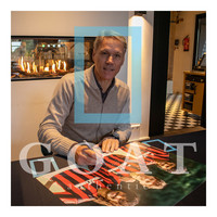 Van Basten, Rijkaard en Gullit gesigneerd AC Milan foto - ingelijst