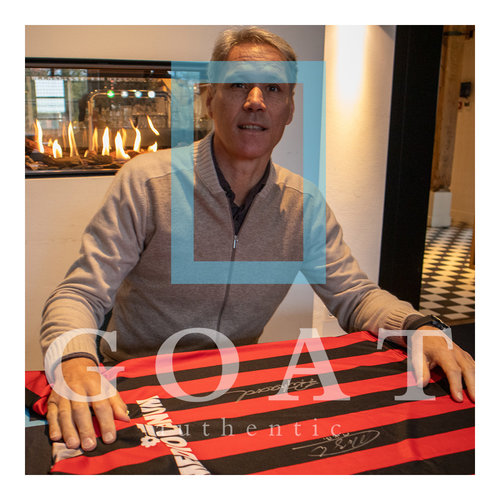 Van Basten, Rijkaard en Gullit gesigneerd AC Milan shirt - SHOWCASE®