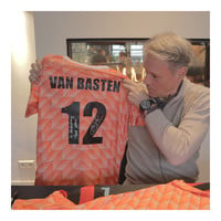 DEDICATIE - Marco van Basten gesigneerd shirt met persoonlijke boodschap