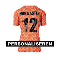 DEDICATIE - Marco van Basten gesigneerd shirt met persoonlijke boodschap