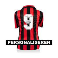 DEDICATIE - Marco van Basten gesigneerd shirt met persoonlijke boodschap
