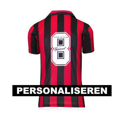 DEDICATIE - Frank Rijkaard gesigneerd shirt met persoonlijke boodschap DEDICATIE - Frank Rijkaard gesigneerd shirt met persoonlijke boodschap
