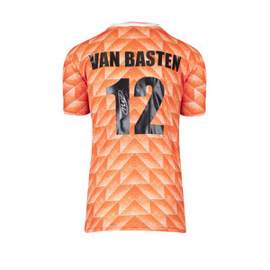 Marco van Basten gesigneerd Nederland EK'88 shirt
