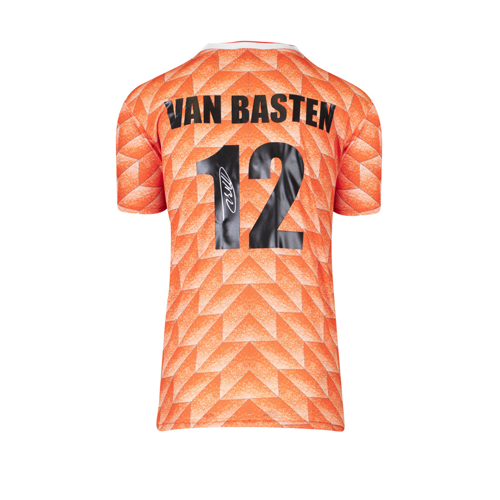 van Basten gesigneerd Nederland shirt - Hand Van