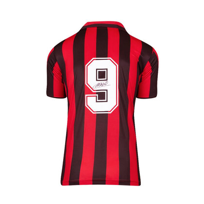 Marco van Basten gesigneerd AC Milan shirt