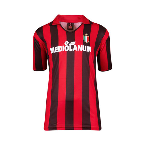 Marco van Basten gesigneerd AC Milan shirt