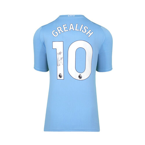 Jack Grealish gesigneerd Manchester City shirt 2023-24