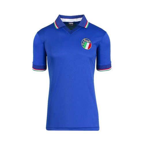 Roberto Baggio gesigneerd Italië retro shirt WK 1990 Roberto Baggio gesigneerd Italië retro shirt WK 1990