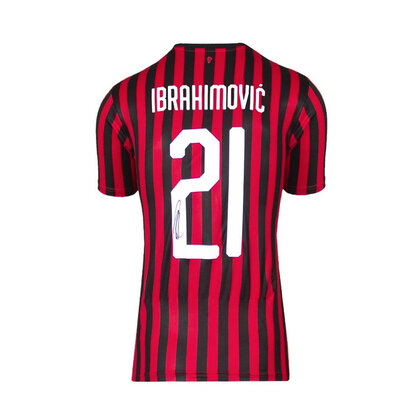 Zlatan Ibrahimovic gesigneerd AC Milan shirt 2019-20