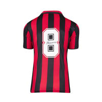 Frank Rijkaard gesigneerd AC Milan shirt - ingelijst