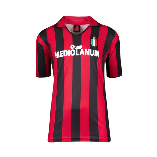 Frank Rijkaard gesigneerd AC Milan shirt - ingelijst