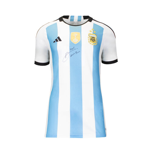 Alexis Mac Allister gesigneerd Argentinië shirt WK 2022